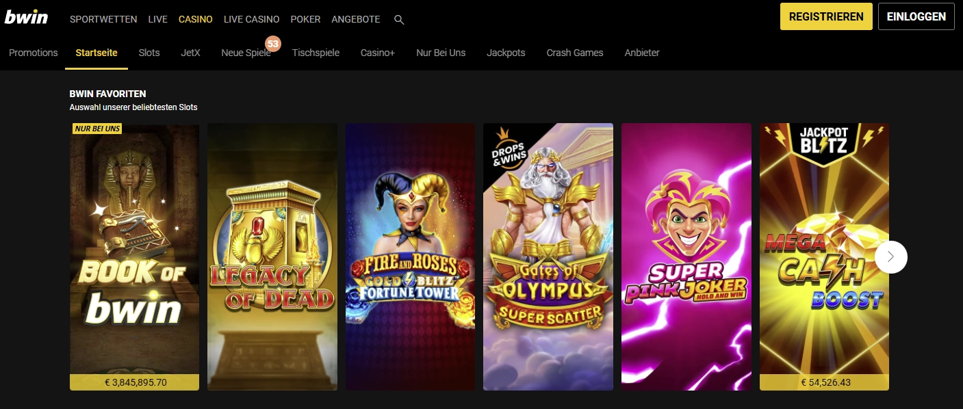 Bwin Casino Hauptbild